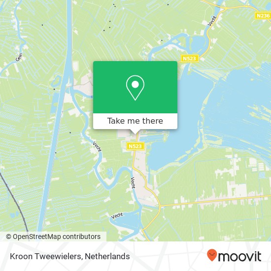 Kroon Tweewielers map