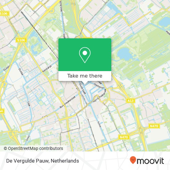 De Vergulde Pauw map