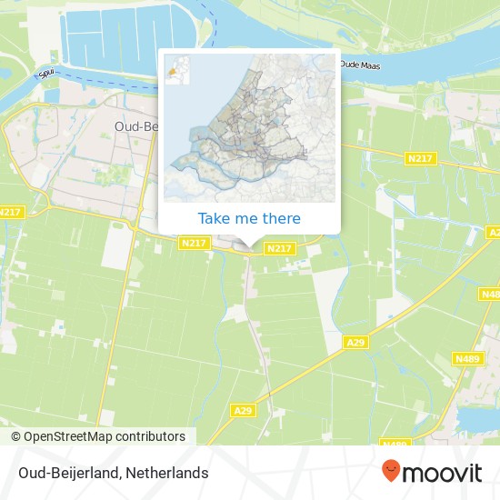 Oud-Beijerland map