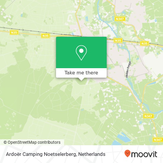 Ardoër Camping Noetselerberg map