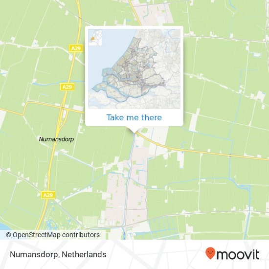 Numansdorp map