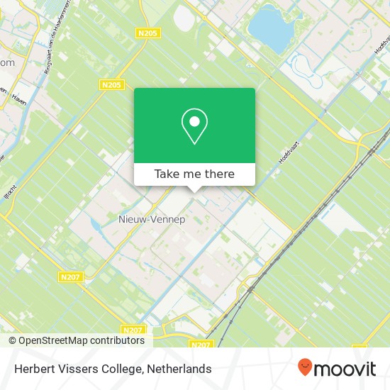 Herbert Vissers College map