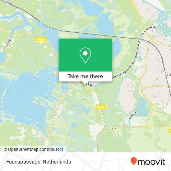 Faunapassage map
