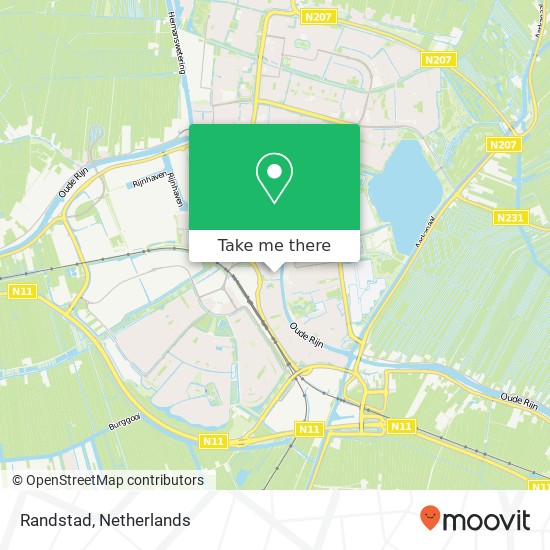 Randstad map