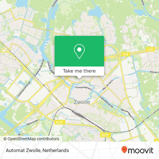 Automat Zwolle map