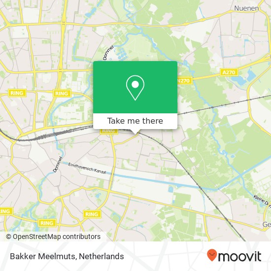 Bakker Meelmuts map