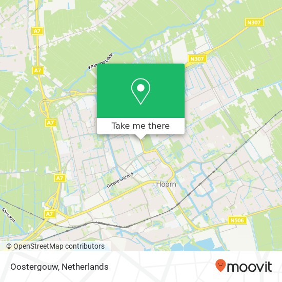 Oostergouw map