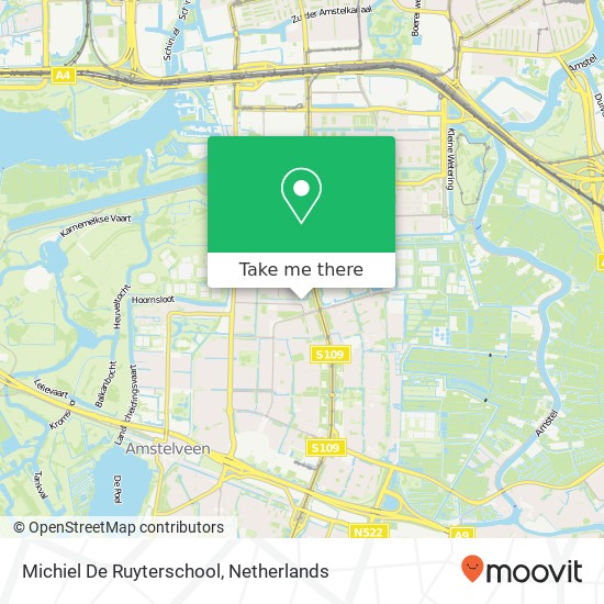 Michiel De Ruyterschool map