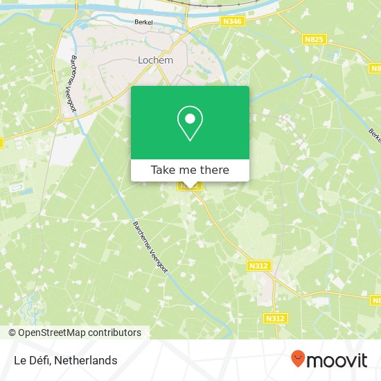 Le Défi map