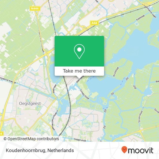 Koudenhoornbrug map