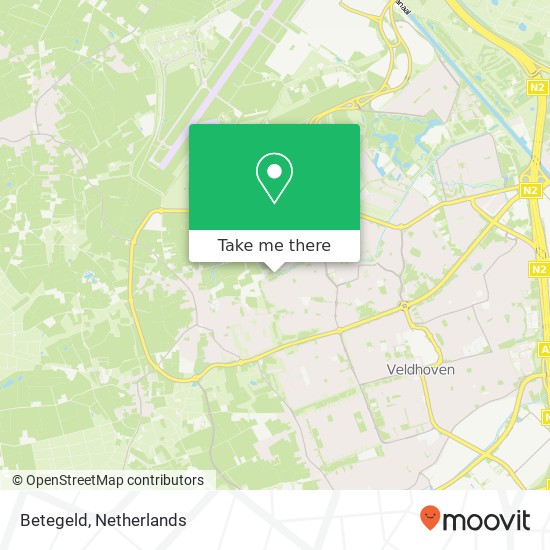 Betegeld map