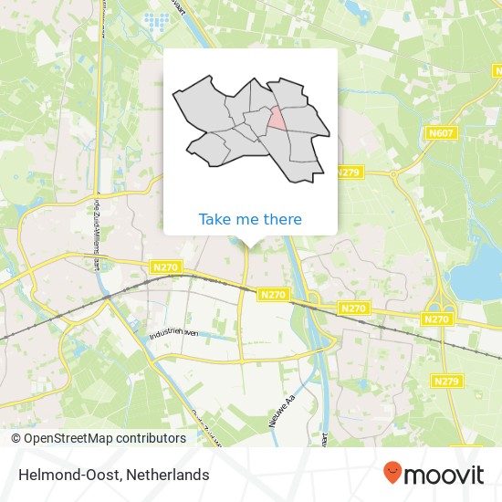 Helmond-Oost map