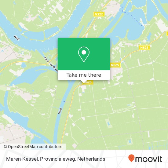 Maren-Kessel, Provincialeweg map