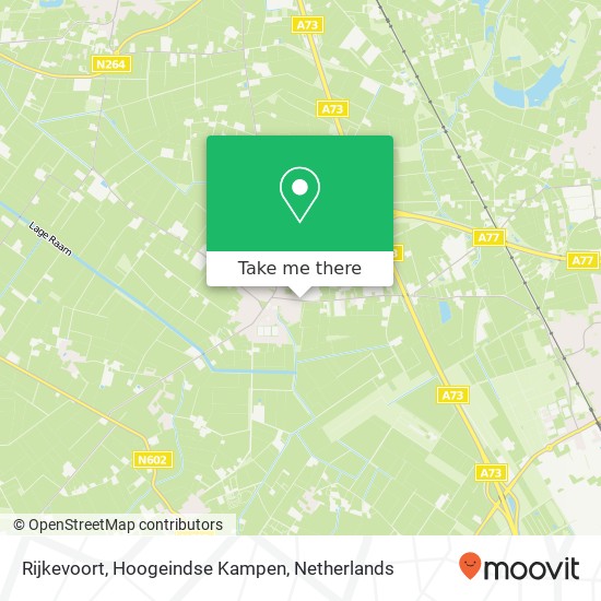 Rijkevoort, Hoogeindse Kampen map