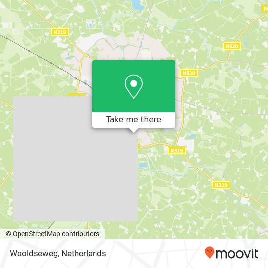 Wooldseweg map