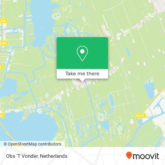 Obs 'T Vonder map