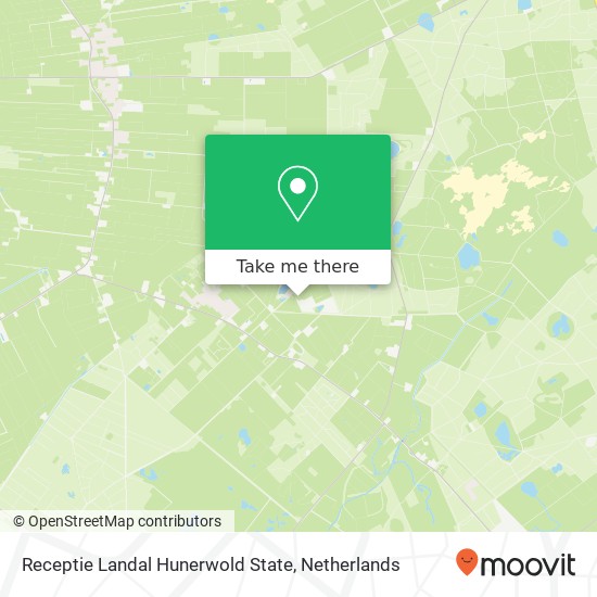 Receptie Landal Hunerwold State map