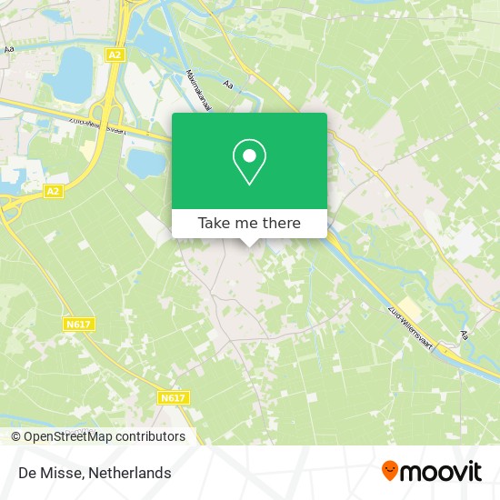 De Misse map