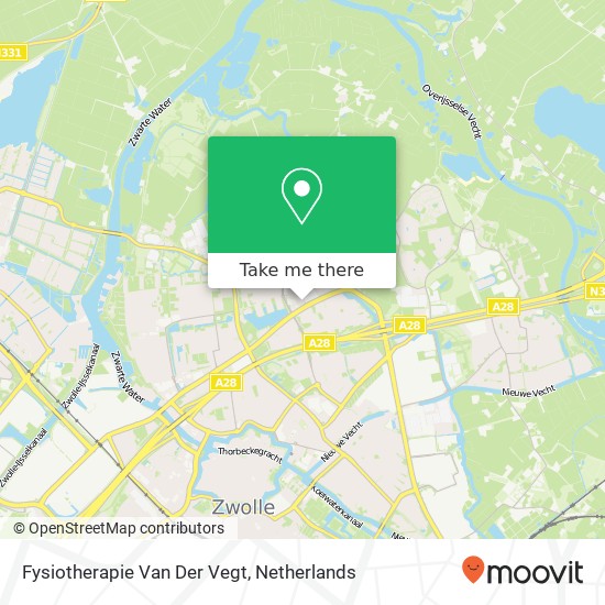 Fysiotherapie Van Der Vegt Karte