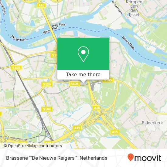 Brasserie ""De Nieuwe Reigers"" Karte