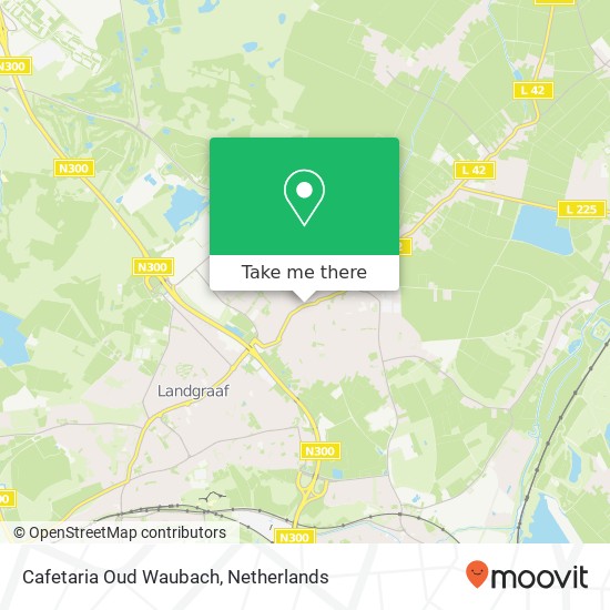 Cafetaria Oud Waubach map