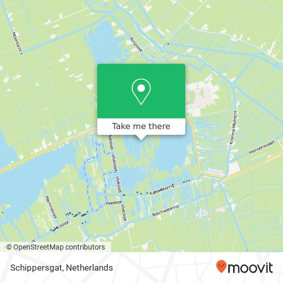 Schippersgat map