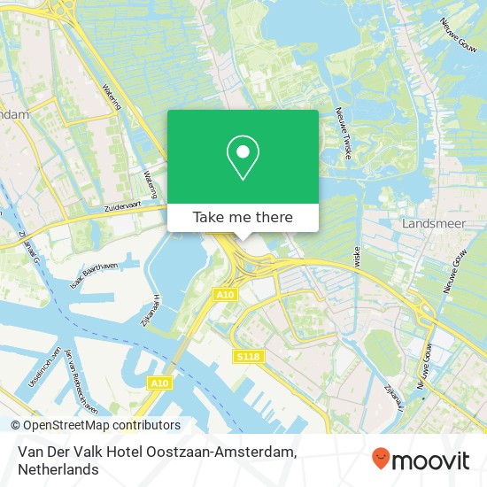 Van Der Valk Hotel Oostzaan-Amsterdam map