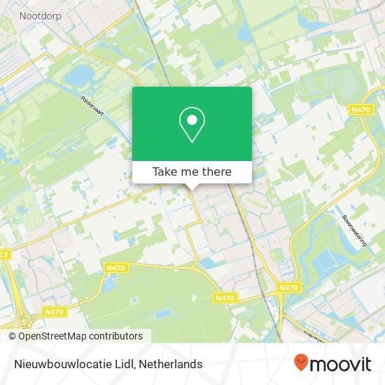 Nieuwbouwlocatie Lidl map