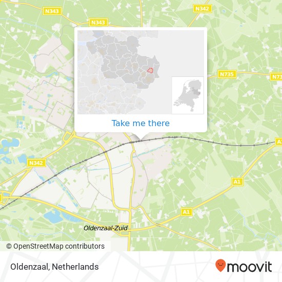 Oldenzaal map
