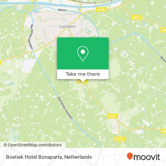 Boetiek Hotel Bonaparte map