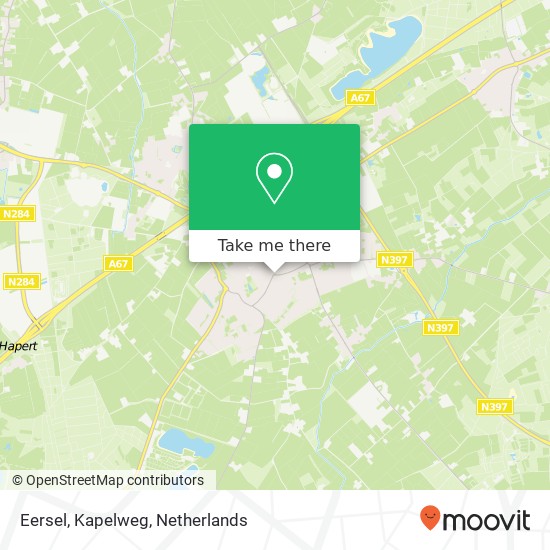 Eersel, Kapelweg map