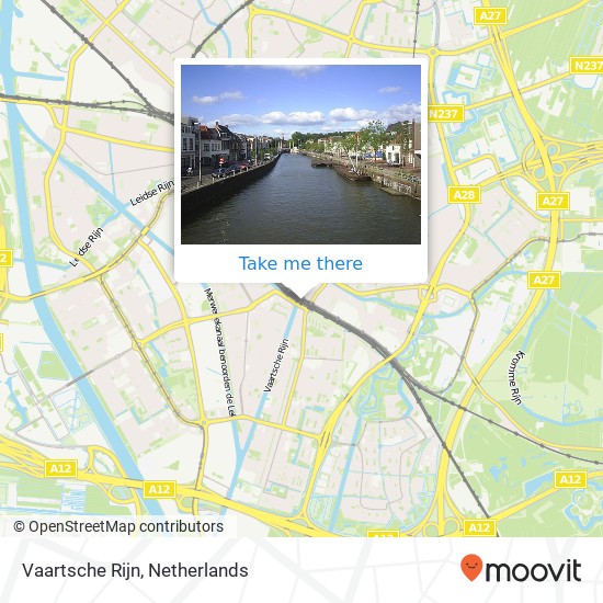 Vaartsche Rijn map