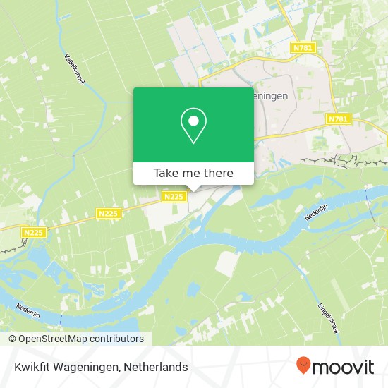 Kwikfit Wageningen map