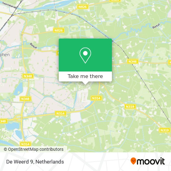 De Weerd 9 map