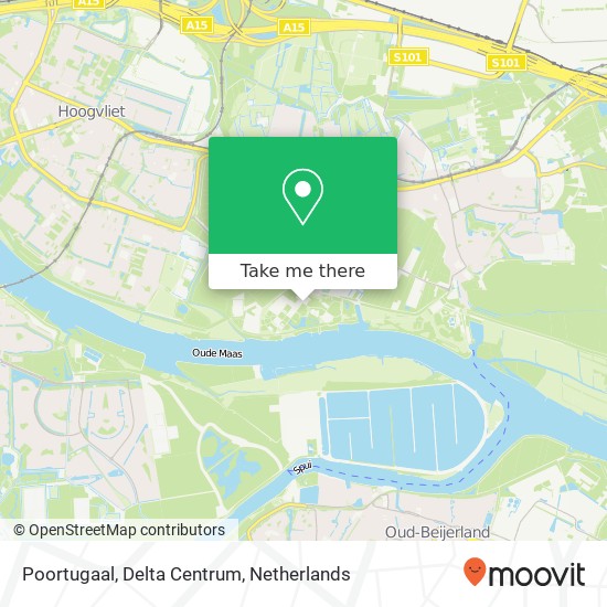 Poortugaal, Delta Centrum map