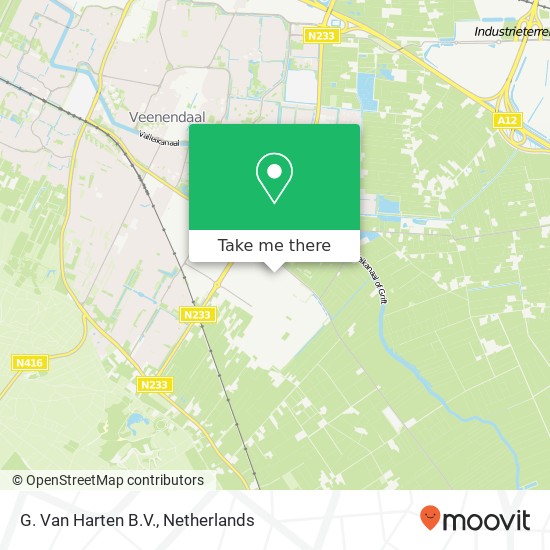 G. Van Harten B.V. map