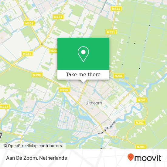 Aan De Zoom map