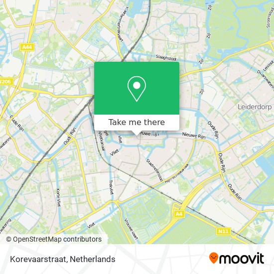 Korevaarstraat map