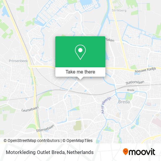 Motorkleding Outlet Breda Karte