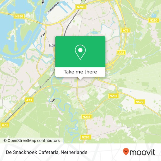 De Snackhoek Cafetaria map