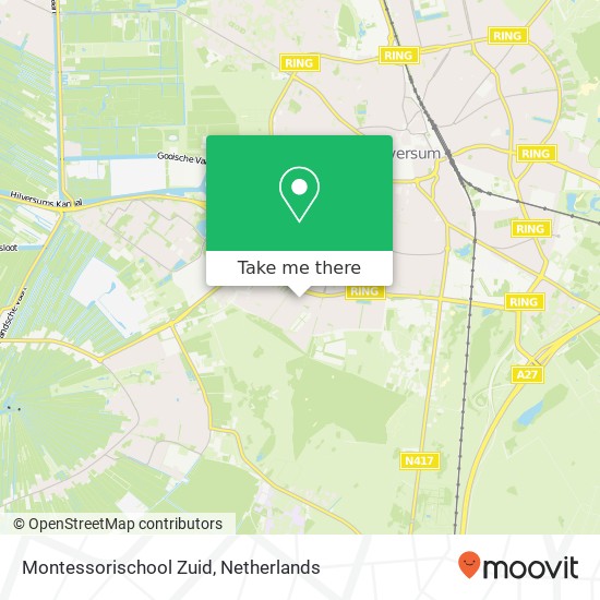 Montessorischool Zuid Karte