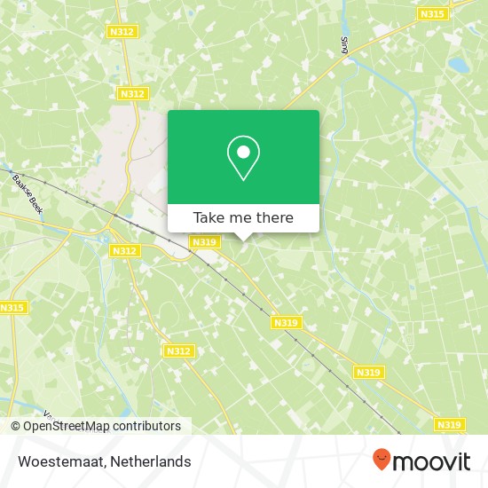 Woestemaat map