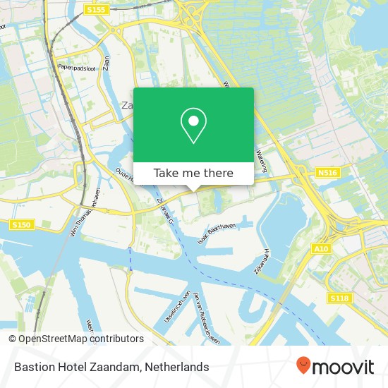 Bastion Hotel Zaandam Karte