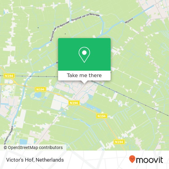 Victor's Hof map