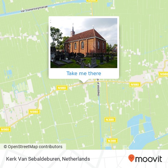 Kerk Van Sebaldeburen map