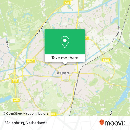 Molenbrug map