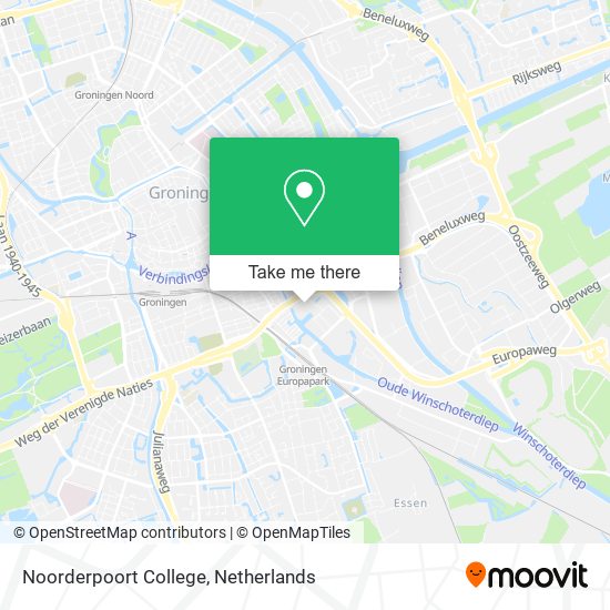 Noorderpoort College map