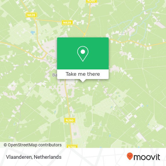 Vlaanderen map