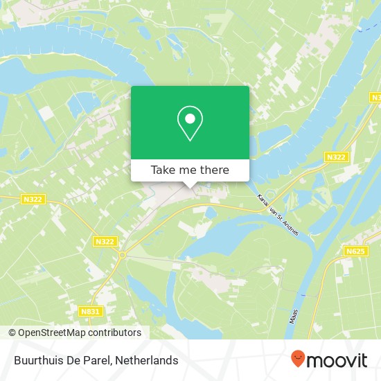 Buurthuis De Parel map