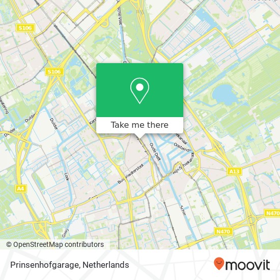 Prinsenhofgarage map